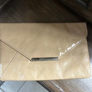Style & Co beige clutch